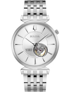 BULOVA Mechanical Collection Regatta Automatic - 96A235 Silver case with Stainless Steel Bracelet