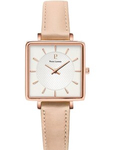 PIERRE LANNIER Lecare - 008F924 Rose Gold case with Pink Leather strap