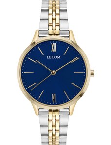LE DOM Essence - LD.1275-2, Gold case with Stainless Steel Bracelet