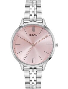 LE DOM Essence - LD.1275-3, Silver case with Stainless Steel Bracelet