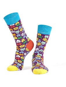FASARDI Γυναικείες κάλτσες με πολύχρωμα σχέδια