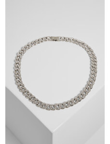 Urban Classics Accessoires Necklace with stones - silver color