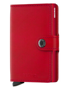 Secrid δερμάτινο πορτοφόλι M.Red.Red