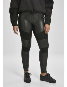 UC Ladies Women's faux leather leggings black