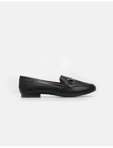 INSHOES Flat loafers σε απλή γραμμή Μαύρο