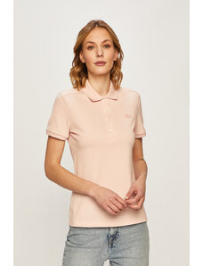 Μπλουζάκι Lacoste γυναικείo, χρώμα: ροζ