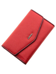 Δερμάτινο πορτοφόλι γυναικείο Lavor 1-5561-Κόκκινο