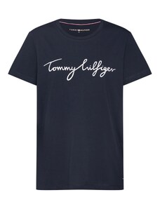 TOMMY HILFIGER Μπλουζάκι 'Heritage' ναυτικό μπλε / λευκό