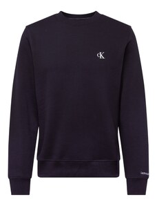 Calvin Klein Jeans Μπλούζα φούτερ 'Essential' μαύρο / λευκό