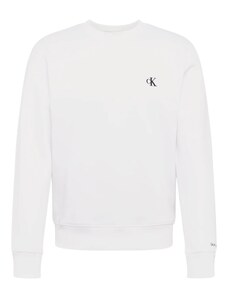Calvin Klein Jeans Μπλούζα φούτερ 'Essential' μαύρο / λευκό