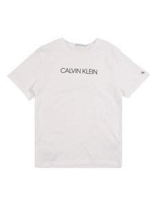 Calvin Klein Jeans Μπλουζάκι 'INSTITUTIONAL' μαύρο / λευκό