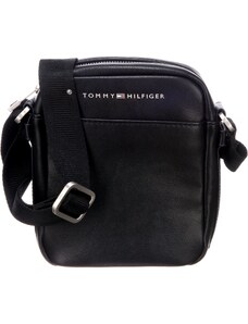 TOMMY HILFIGER Τσάντα ώμου μαύρο / λευκό