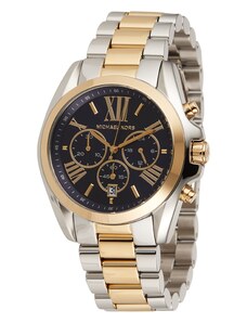 MICHAEL Michael Kors Αναλογικό ρολόι 'Chronograph' μπλε / χρυσό / ασημί