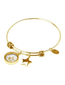 C&C Fashionstreet Γυναικείο Βραχιόλι χρυσό "STARS"