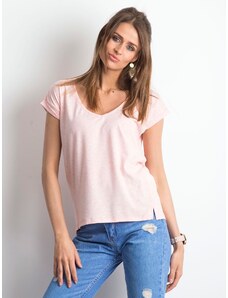 Fashionhunters Vibes ερείκη ροζ T-shirt