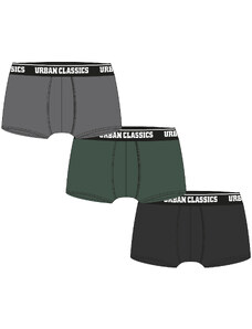 UC Men Boxer Σορτς 3-Pack Γκρι/σκούρο πράσινο/μαύρο