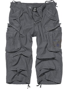 Brandit Industry Vintage Cargo 3/4 Charcoal Shorts