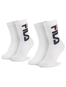 Σετ 2 ζευγάρια ψηλές κάλτσες unisex Fila
