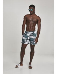UC Men Patterned Swimsuit Shorts Palm Leaves