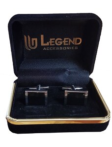 Legend - DK-79 - Silver/Black - Μανικετόκουμπα
