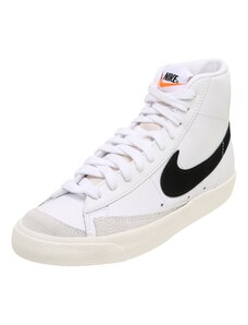 Nike Sportswear Σνίκερ ψηλό 'Blazer Mid 77' μπεζ / πορτοκαλί / μαύρο / λευκό