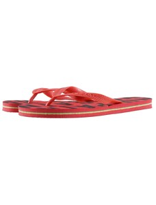 gsecret Σαγιονάρα ανδρική all-print sandals stripes. Summer collection ΚΟΚΚΙΝΟ