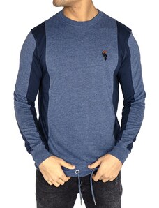 BELTIPO Ανδρικό μπλουζάκι μπλε λαιμόκοψη