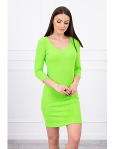 Kesi Φόρεμα εξοπλισμένο με πράσινη λαιμόκοψη νέον