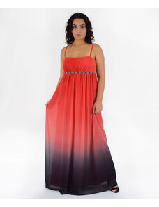 Estel Collection Φόρεμα Μάξι Κόκκινο