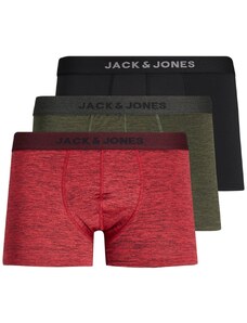 Jack&Jones - 12170922 - Jac Performance Trunks 3 Pack - Fiery Red/Rosin/Black - Εσώρουχα