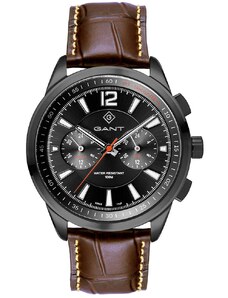 GANT Walworth - G144008, Black case with Brown Leather Strap