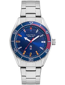 NAUTICA N83 - NAPFWS004, Silver case with Stainless Steel Bracelet