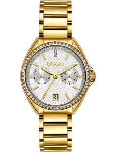 BREEZE Royalisse Crystals - 212161.2 Gold case with Stainless Steel Bracelet