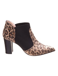 Anastasia Shoes Δερμάτινα Μποτάκια Leopard