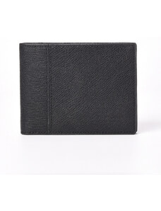 HEXAGONA Ανδρικό μαύρο πορτοφόλι δερμάτινο με προστασία RFID WI48K - 25705-01