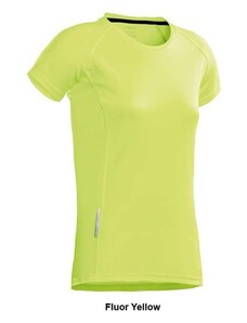 Santino Running T-shirt Ladies Fluor Yellow San-FY-L
