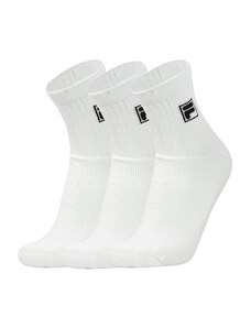 Fila Unisex Αθλητική Κάλτσα F9000 Λευκό 3τεμ
