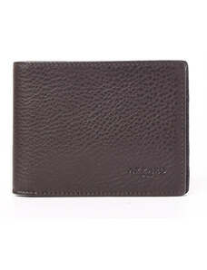 HEXAGONA AZZARO Ανδρικό πορτοφόλι οριζόντιο σε καφέ δέρμα RFID AZD84LE - 25217-04