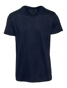 VAN HIPSTER 40715-03 Ανδρικό T-shirt με τσεπάκι - Μπλέ Navy
