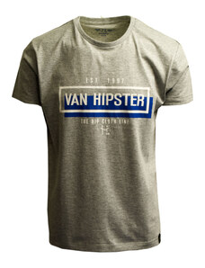 VAN HIPSTER 71633-04 Ανδρικό T-Shirt με τύπωμα - Γκρί