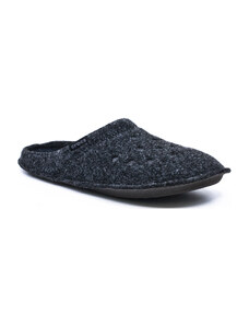 Crocs Classic Slipper Black Unisex Ανατομικές Παντόφλες Μαύρο Γκρι (203600-060)