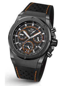 TW STEEL ACE Genesis Swiss Made Limited Edition - ACE124 Black case with Black Leather-Rubber Strap
