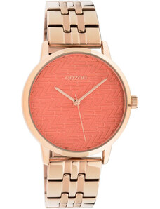 OOZOO Timepieces - C10559, Rose Gold case with Stainless Steel Bracelet