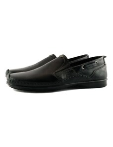 15324 BOXER Ανδρικά Loafers ΜΑΥΡΟ