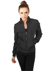 UC Ladies Ladies Diamond Quilt Nylon Jacket μαύρο