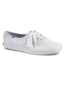 KEDS CHAMPION CORE LEATHER SNEAKERS ΛΕΥΚΑ