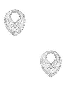 Theros Jewels Σκουλαρίκια από ασήμι 925° “Foglia”