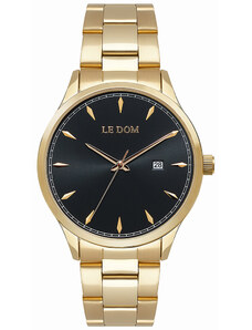 LE DOM Dixon - LD.1105-5, Gold case with Stainless Steel Bracelet