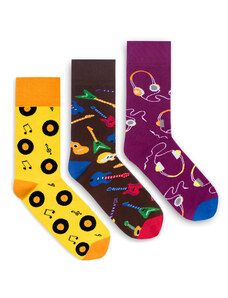 Banana Socks Κάλτσες μπανάνας Unisex's Socks Set Music Set