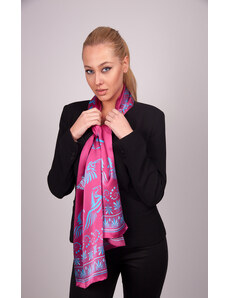 Ancient Greek Scarves Bright pink long scarf